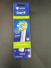 LOT OF 9 Oral-B Floss Action Replacement White Toothbrush Heads 3 Packs