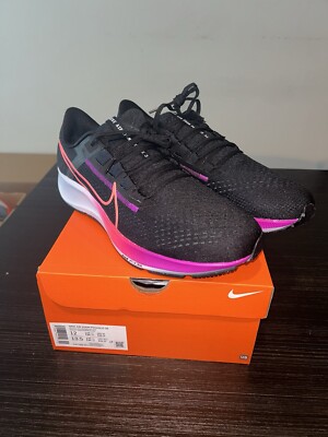 New Nike Air Zoom Pegasus 38 Black Hyper Violet Mens 12 SKU  display picture 2