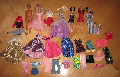 Clothes Ropa De Barbie Y Ken Mixed Lot Barbie Dolls Ken Doll Lots