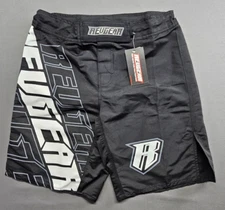 New REVGEAR shorts Youth Large  MMA Jiujitsu Boxing Kickboxing Black