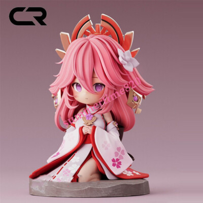 CR Studio Genshin Impact Yae Miko Resin Statue Pre-order Q Ver Collection H14cm