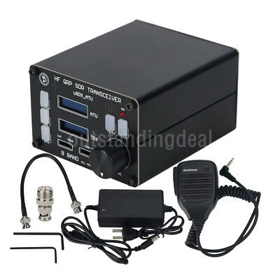 HamGeek uSOTA-ATU USDX HF QRP SDR Transceiver Built-in ATU-100 Antenna Tuner