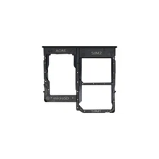 SIM microSD Card Tray Dual for Samsung Galaxy A31 Black Cell Phone Repair Part
