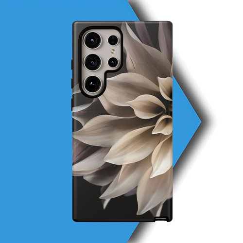 Tough Case For iPhone, Samsung Galaxy, Pixel, Cream Dahlia Flower Print - 第 165/223 張圖片