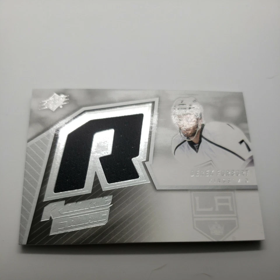 2015-16 UD SPx Derek Forbort Retro Rookie Patch - #SPXR-DF - Image 4 of 4