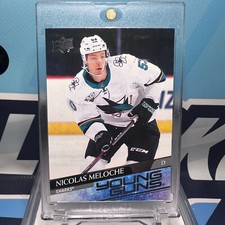 2020-21 Upper Deck #463, NICOLAS MELOCHE RC YG 🔥🔥🔥 Young Guns Rookie