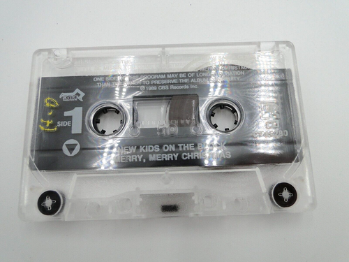 New Kids On The Block Single Cassette Tape Hangin Tough And Merry MerryChristmas - Picture 8 of 9
