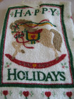 Vintage NWT 2 pc Country Flair 100%cotton multicolor hand towel dish towel set — photo 4