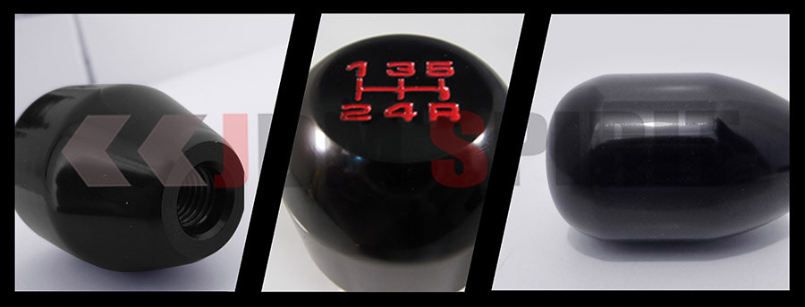 Shifter Numbered FOR 88-00 HONDA CIVIC DUAL SHORT SHIFTER+ BLK TYPE-R SHIFT KNOB ...