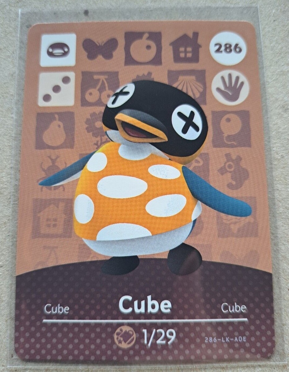 Cube - 286 - Animal Crossing Amiibo Card | eBay