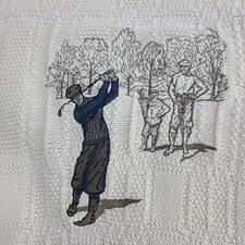 Cypress Links Sweater Mens 2XL Embroidered Pullover Golf Beige Graphic USA Made