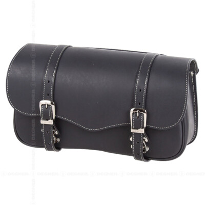 DEGNER Leather Saddle Bag / LEATHER SADDLEBAG BLACK SB-32