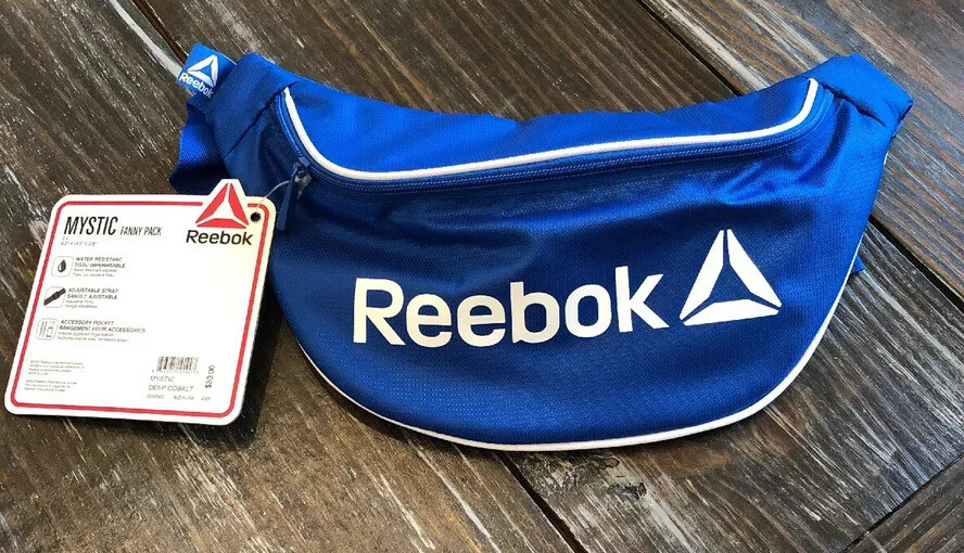 【Reebok】◆大人気◆Vector Archive Waist Bag◆BLUE◆ REEBOK Royal Blue Logo Mystic Fanny Pack Running Waist Bag