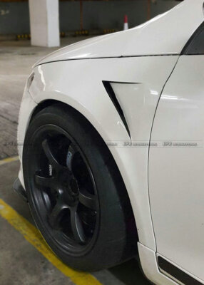 For Scirocco FRP Unpainted Wider +15mm Single Vented Front Fender Unfinish 2pcs