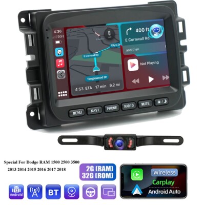 32G For 2013-2018 Dodge Ram 1500 2500 7'' Android 12 Carplay Car Radio Stereo GPS