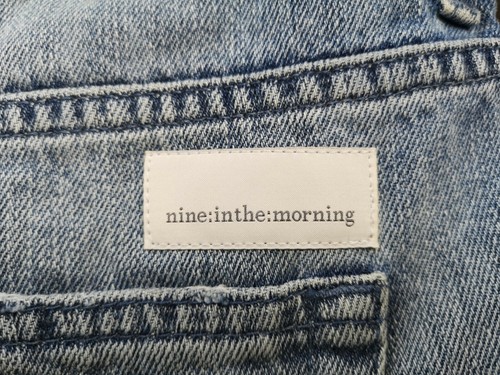 NINE IN THE MORNING Women's Blue Distressed Donna Jeans Size 28 New With Tags - Picture 8 of 8