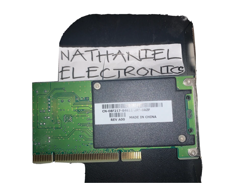 GVC SF-1156I/R2F FAX MODEM CARD P/N 08F217 IC/0 CN-08F217-64611-29F-6RZF - USED - Image 2 of 3