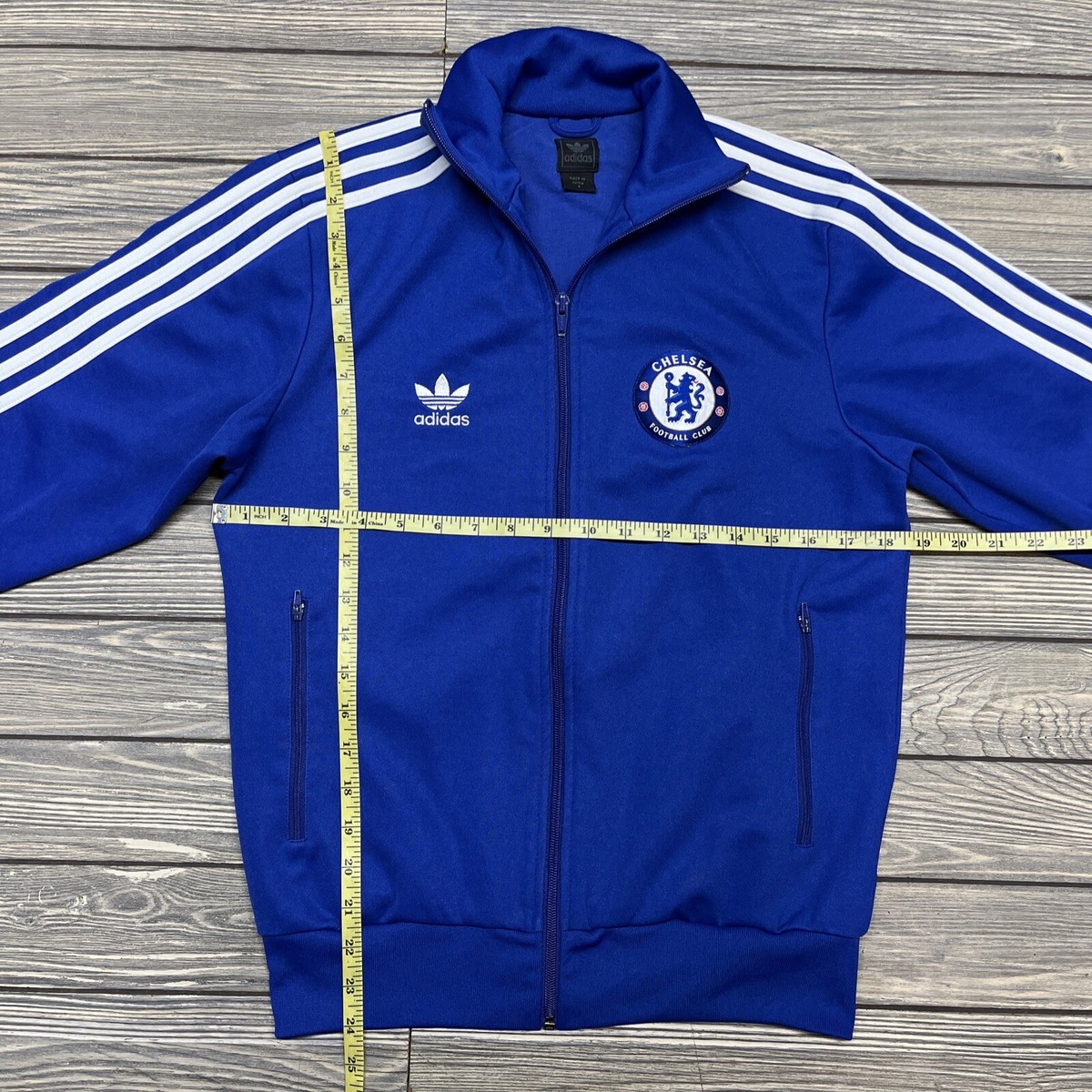 adidas Chelsea Football Club ジャケット xs Chelsea FC Futbol Soccer Track Jacket Adult XS Blue Full Zip