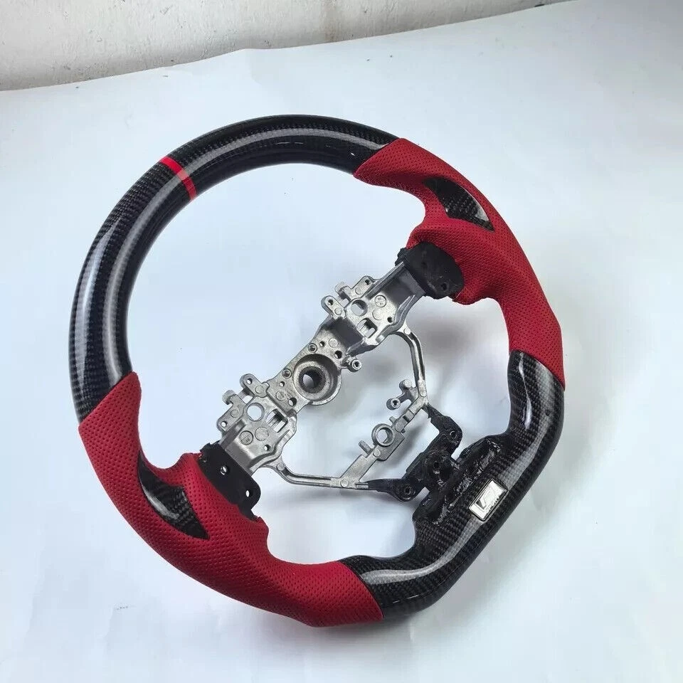 Volante fibra carbono Lexus IS 250 350 RX350 GS NX 2014-2023 Foto 4 de 4