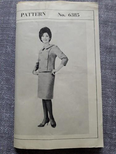 Vintage Suit Sewing Pattern Bust Size 38 No 6385 UNUSED - Picture 1 of 3