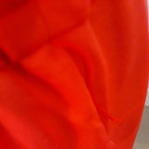 True Vintage 70s Orange Sleeveless Mod Dress Sz16 Belt/elastic Waist festival - Picture 3 of 6