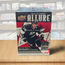 2021-22 Upper Deck Allure Factory Sealed Hockey Blaster Box - Red Rainbows