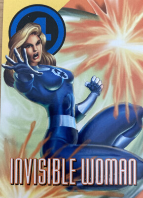Marvel Vision Embossed Invisible Woman Fantastic Four #56 Fleer/Skybox 1996