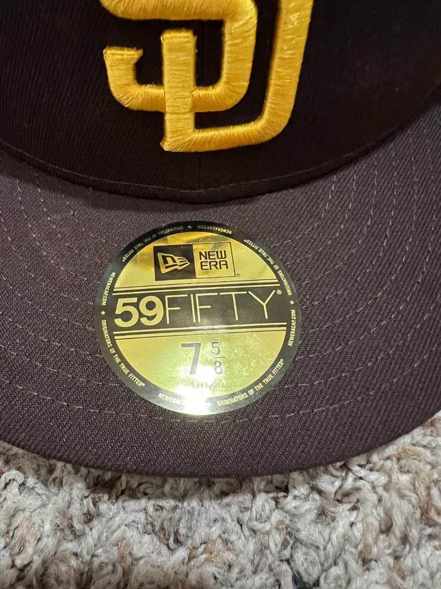 NEW ERA 59FIFTY SDキャップ 7 5/8 NewEra 59Fifty San Diego Padres Hat Size 7 5/8 | eBay