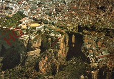 Postal>>Ronda, El Impresionante 'Tajo', Plaza De Toros De Piedra, Plaza de Toros
