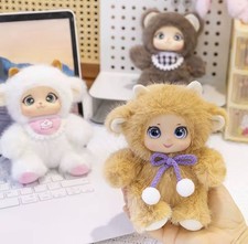 Cute Kawaii Animal Plush Toy Pendant Keychain Soft Cartoon Doll Bag Charm Gift