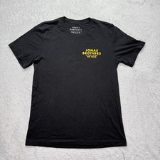 Jonas Brothers 2023 Five Albums One Night Tour T-Shirt Mens Med. Black Band Tee