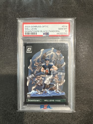 Will Levis [Black Pandora] #D-14 2023 Panini Donruss Optic Downtown card
