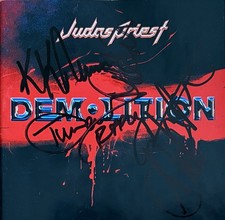 Judas Priest - Demolition Signed Autographed ...