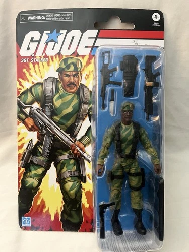 G.I. GI Joe Sgt Stalker Classified Series Retro Carded 6-Inch Figure Hasbro
