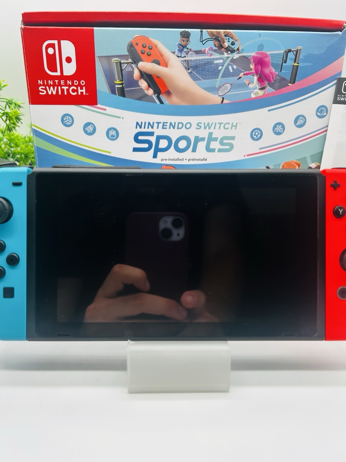 Nintendo Switch V2 Sports Set Neon Blu/Rosso – Completa Scatola – Pari al Nuovo foto 5