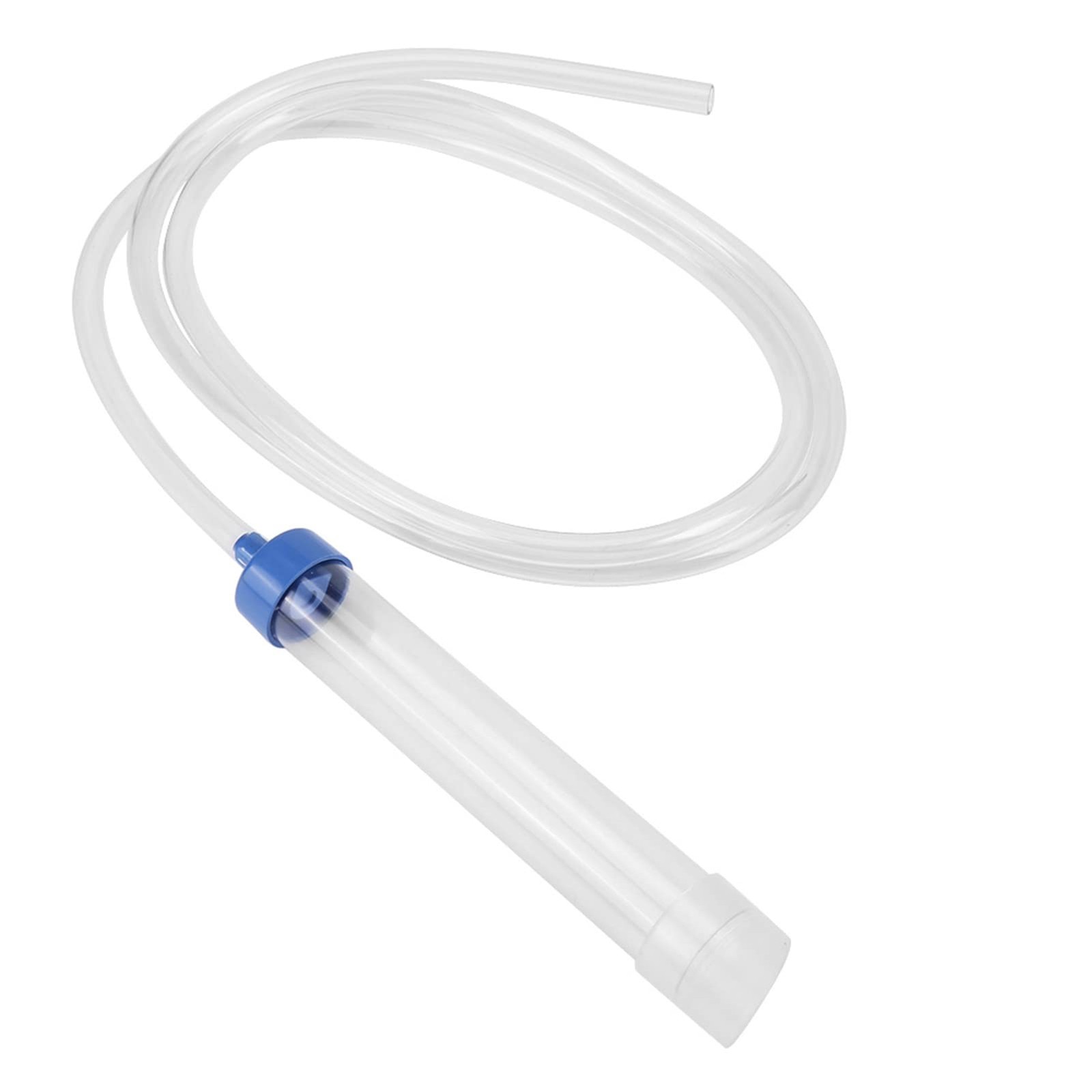 Changeur d'eau aquarium à amorçage rapide et tuyau PVC haute résistance