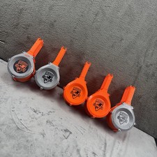 Lot of 5 NERF N-Strike Elite 25 Round Ammo Holder Dart Drum Magazine Clips