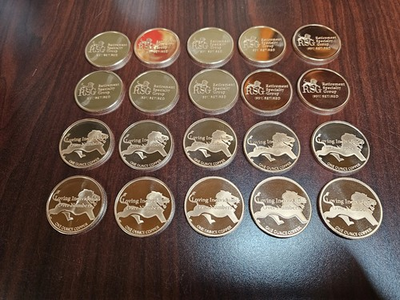 #ad LOT OF 20 X 1 TROY OUNCE COPPER ROUND CUSTOM COIN PRECIOUS METALS W Case NICE $64.98