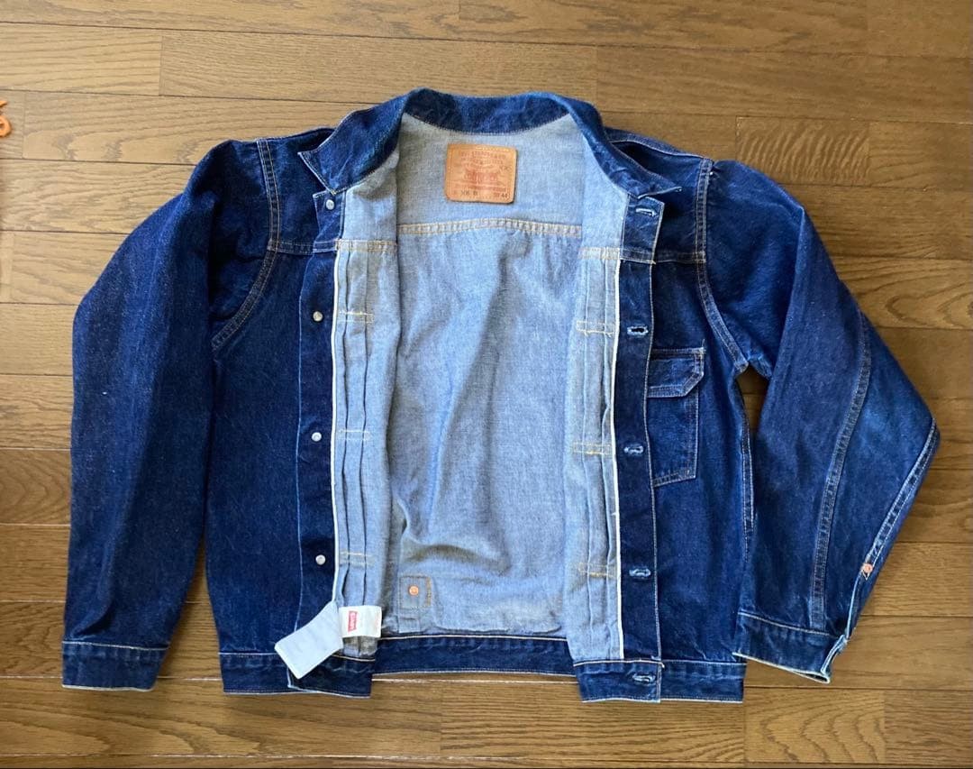 Vintage 1990's Levi's 506XX Denim Jacket Size 44 Indigo Length