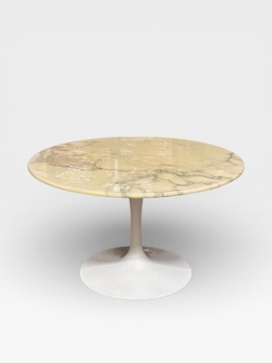 Knoll International Tulip Beistelltisch Ø60cm Marmor Saarinen Vintage
