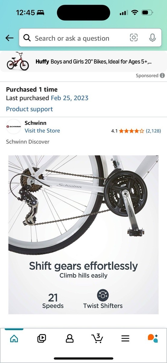 Schwinn Discover 21-Speed Hybrid Bike - Black (S5396) | eBay
