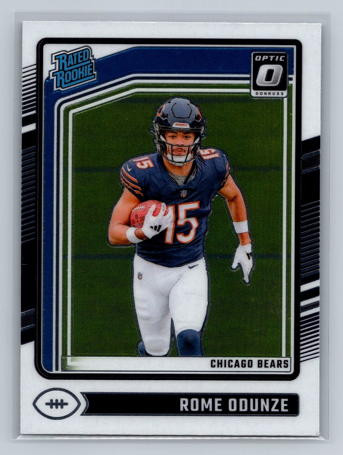 Rome Odunze 2024 Donruss Optic #286 Rookie Chicago Bears