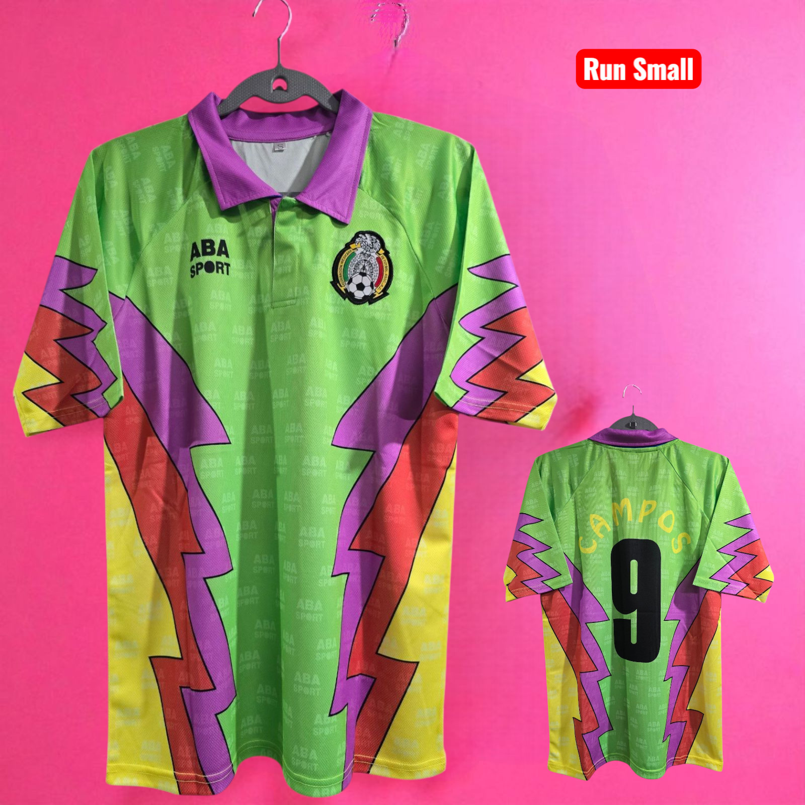 Jorge Campos # 9 World Cup 94''  USA - Multicolor - 2XL (Run Small)
