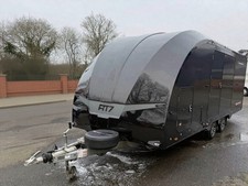 2024 Brian James RT7 18ft x 6ft 9in Enclosed Car Transporter Trailer Twin Axle