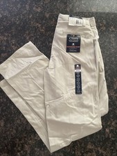 NWT Boy s CHAPS School Approved Pleated Front /Adj.Waist Chino Pants size 14 Reg