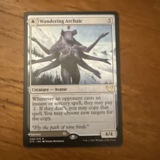 MTG Magic the Gathering Wandering Archaic (6/447) Strixhaven School of Mages NM