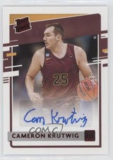 2021 Panini Chronicles Draft Picks Red 15/99 Cameron Krutwig #RR-CKR Auto 0r2f