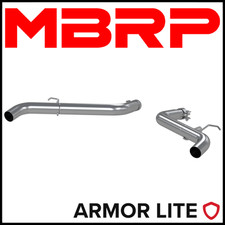 MBRP Armor Lite 2.5" Axle-Back Exhaust System fits 2019-2024 Ford Edge ST 2.7L
