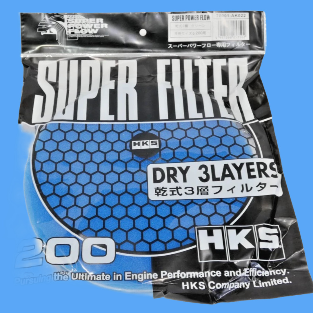 🟦HKS SMF Air Intake Replacement Filter (200mm/Blue/Dry Element)🟦 FAST SHIP📦