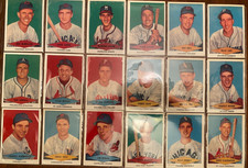 RED HEART THE BIG LEAGUE DOG FOOD, 1991, Reprint, Baseball Cards, lot of 18, MN